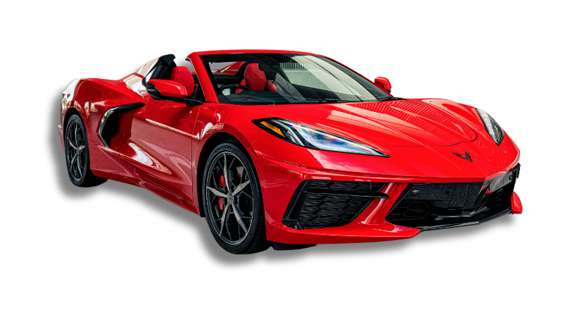 Corvette C8 Convertible Front View