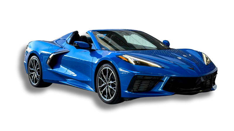 CORVETTE C8_2025 Blue - Front View