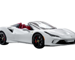 Ferrari F8 Spider - White - Front View